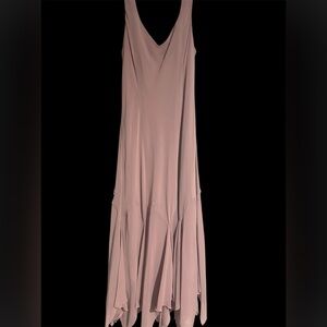 SL Fashions Blush V-Neck Dress